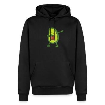 Avocado - Dab, dabbing, dancing - Men’s Premium Organic Hoodie - black - Front - Nico (187cm)