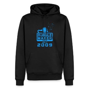 Plongeur Birthday Bubblemaker depuis juillet 2009 - Sweat à capuche Premium bio Homme - noir - Devant - Nico (187cm)