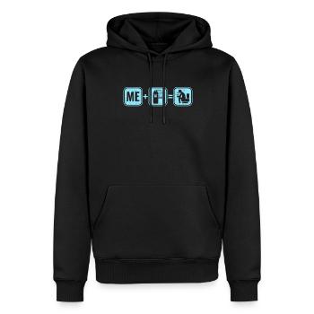Milch Laktose Intoleranz Unverträglichkeit Milch - Männer Premium Bio Hoodie - Schwarz - Vorne - Nico (187cm)