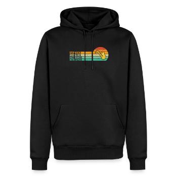 Step Kick and Slide Jazz Dance with Style - Jazz - Männer Premium Bio Hoodie - Schwarz - Vorne - Nico (187cm)