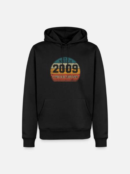 Birthday - Limited Edition March 2009 - Men’s Premium Organic Hoodie - black