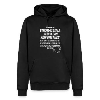 Gamer Logik Gamer Regeln Gaming Controller Zocker - Männer Premium Bio Hoodie - Schwarz - Vorne - Nico (187cm)