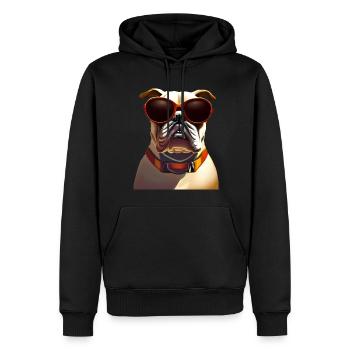Colorbulls Conti Bulldoggen Continental Bulldogs - Men’s Premium Organic Hoodie - black - Front - Nico (187cm)