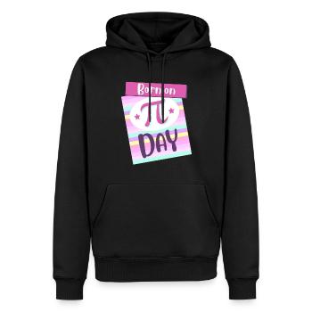 Né le jour de Pi Big Pi Symbol Awesome 3.14 Pi Day - Sweat à capuche Premium bio Homme - noir - Devant - Nico (187cm)