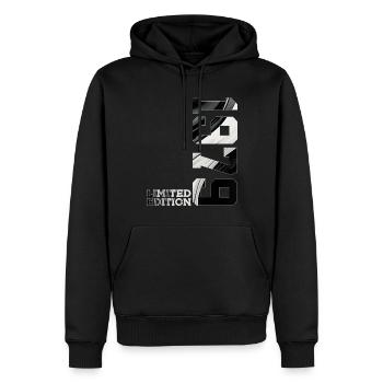 LIMITED EDITION 1979 47TH BIRTHDAY - Men’s Premium Organic Hoodie - black - Front - Nico (187cm)