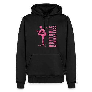 Rhythmic Gymnastics Gymnastik Gymnastin mit Ball - Männer Premium Bio Hoodie - Schwarz - Vorne - Nico (187cm)