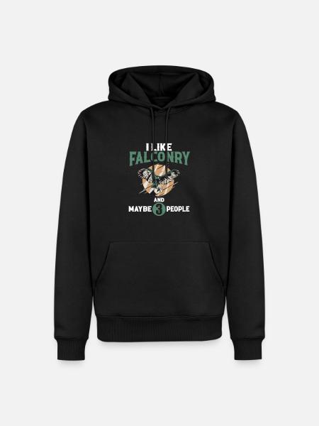 Falcon breeding - Men’s Premium Organic Hoodie - black