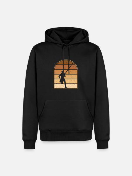 Pole vaulter - Men’s Premium Organic Hoodie - black