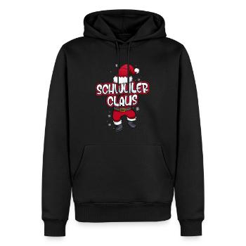 Schwuler Weihnachtsmann Kostüm Familien - Männer Premium Bio Hoodie - Schwarz - Vorne - Nico (187cm)