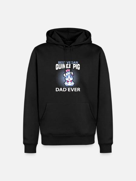 Papa cochon d’Inde - Sweat à capuche Premium bio Homme - noir
