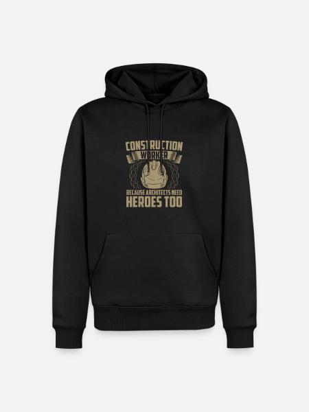 Roofer - Men’s Premium Organic Hoodie - black