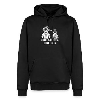 Snowmobile Snowmobiling sled motor sled - Männer Premium Bio Hoodie - Schwarz - Vorne - Nico (187cm)