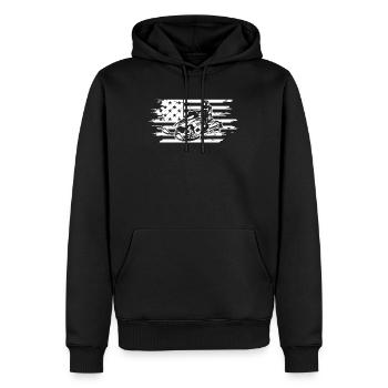 Snowmobile Snowmobiling sled motor sled - Männer Premium Bio Hoodie - Schwarz - Vorne - Nico (187cm)