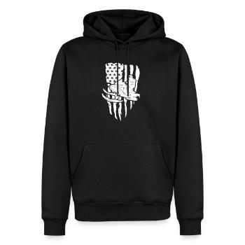 Snowmobile Snowmobiling sled motor sled - Männer Premium Bio Hoodie - Schwarz - Vorne - Nico (187cm)