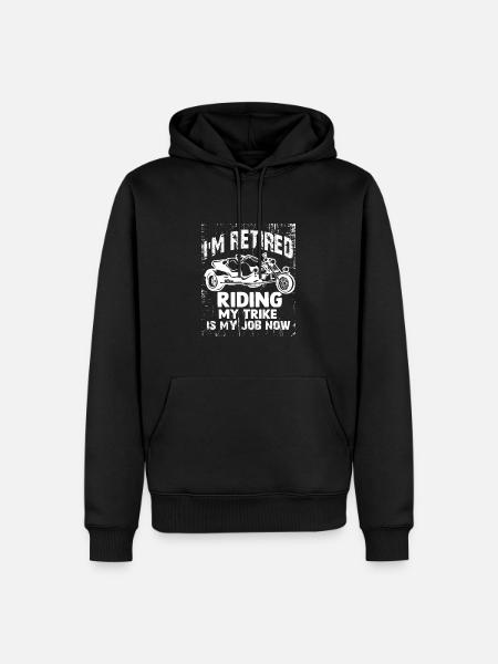 Trike Geschenke | Triker Trikes Motorrad Trike - Männer Premium Bio Hoodie - Schwarz