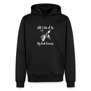 Hobbygärtner | Zimmerpflanzen Pflanzen Geschenke - Männer Premium Bio Hoodie - Schwarz - Vorne - Nico (187cm)