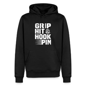 Arm Wrestler - Männer Premium Bio Hoodie - Schwarz - Vorne - Nico (187cm)