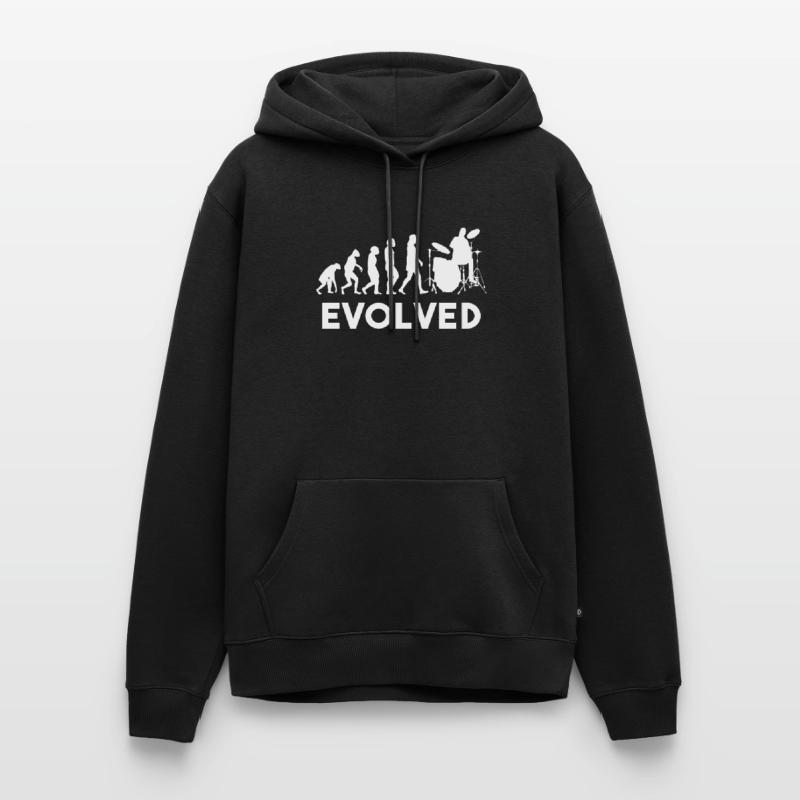Drummer Drums Evolution Men’s Premium Organic Hoodie