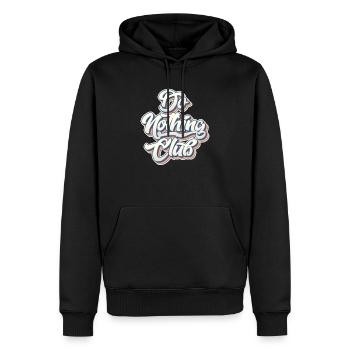 Do nothing Club Exclusiver Gammeln Arbeit Chiller - Männer Premium Bio Hoodie - Schwarz - Vorne - Nico (187cm)
