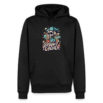 Lehrer Halloween - Männer Premium Bio Hoodie - Schwarz - Vorne - Nico (187cm)