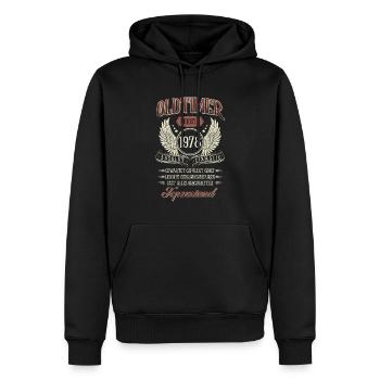 1978 Geboren Geburtstag Oldtimer - Männer Premium Bio Hoodie - Schwarz - Vorne - Nico (187cm)