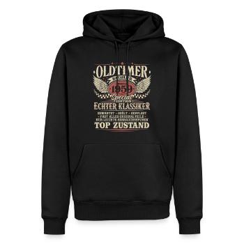 Oldtimer Baujahr 1959 Jahrgang Geburtstag Geschenk - Männer Premium Bio Hoodie - Schwarz - Vorne - Nico (187cm)