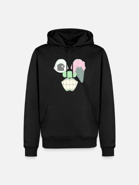 A CLASSIC - Men’s Premium Organic Hoodie - black