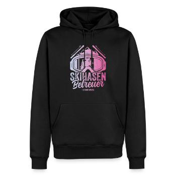 Skihasen Betreuer Skiurlaub Skilehrer Apres Ski - Männer Premium Bio Hoodie - Schwarz - Vorne - Nico (187cm)