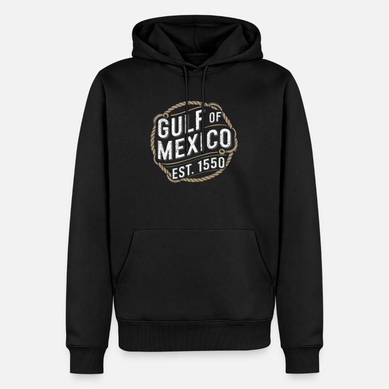 Golfe du Mexique - Sweat à capuche Premium bio Homme - noir