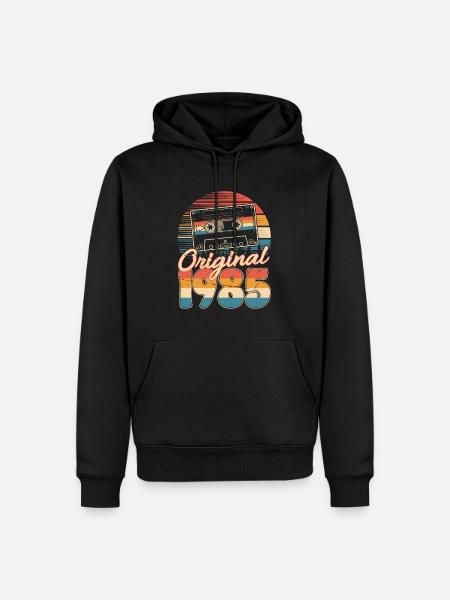40. Geburtstag 40 Jahre Jahrgang 1985 Mann Frau - Herre Premium økologisk hoodie - sort