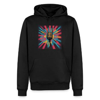 Magic Mike Oliver Comedy Balkan - Men’s Premium Organic Hoodie - black - Front - Nico (187cm)