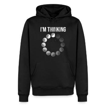 Sport Golf Spieler Golf Humor Golfer - Männer Premium Bio Hoodie - Schwarz - Vorne - Nico (187cm)