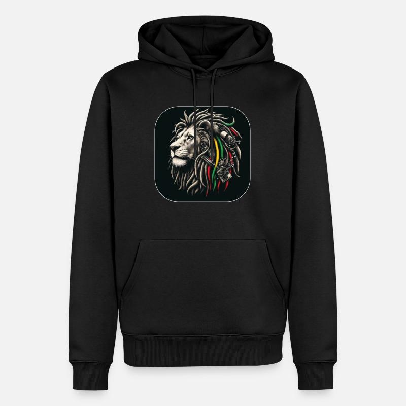 Reggae-Jam - Männer Premium Bio Hoodie - Schwarz