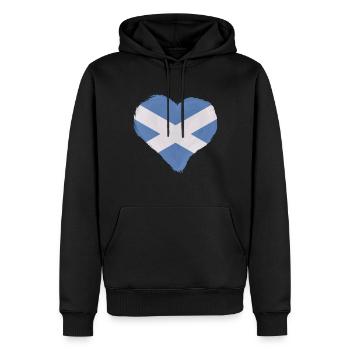 Écosse Drapeau écossais Alba GB Royaume-Uni - Sweat à capuche Premium bio Homme - noir - Devant - Nico (187cm)