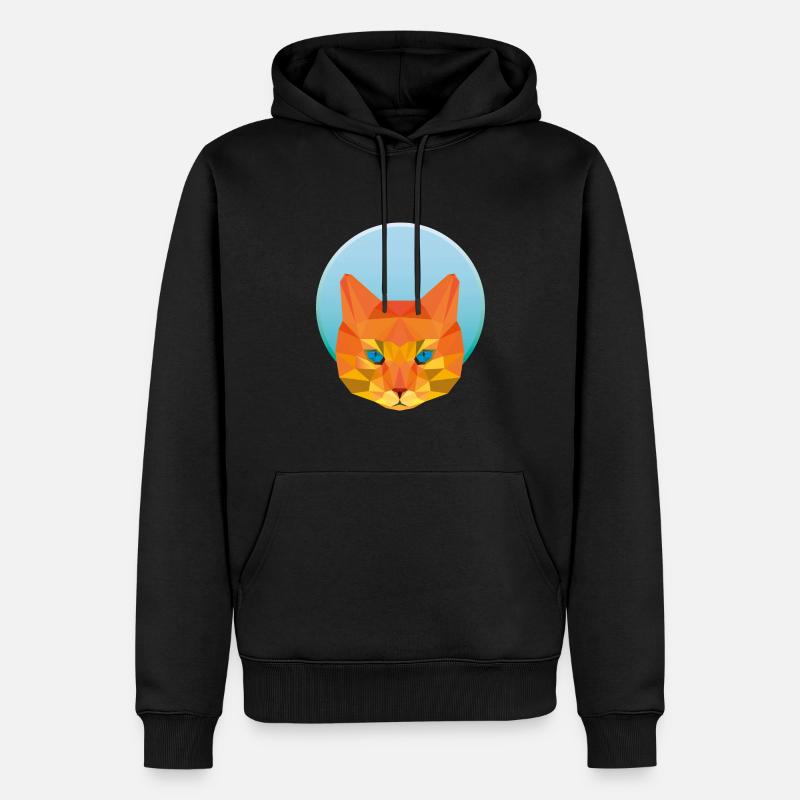 Art du chat - Sweat à capuche Premium bio Homme - noir