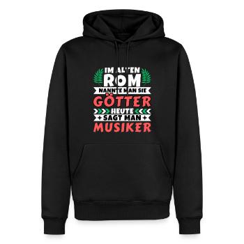 Im alten Rom waren Sie Götter. Heute Musiker - Männer Premium Bio Hoodie - Schwarz - Vorne - Nico (187cm)