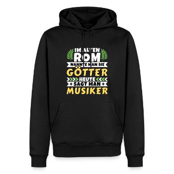 Im alten Rom waren Sie Götter. Heute Musiker - Männer Premium Bio Hoodie - Schwarz - Vorne - Nico (187cm)