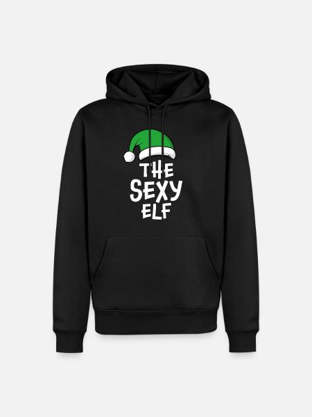The Sexy Elf - Men’s Premium Organic Hoodie - black