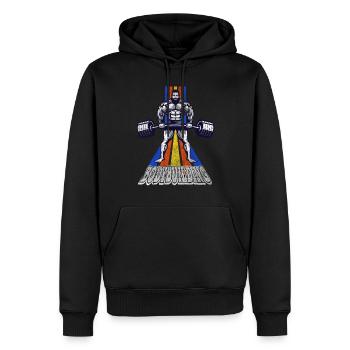 Bodybuilding Bodybuilder Gewichtheben Kraftsport - Männer Premium Bio Hoodie - Schwarz - Vorne - Nico (187cm)