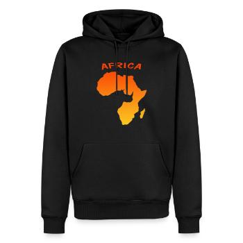 Afrika, Safari, Africa - Männer Premium Bio Hoodie - Schwarz - Vorne - Nico (187cm)