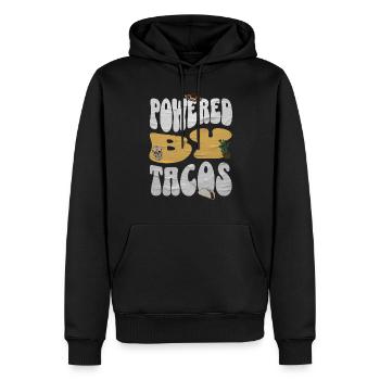 Taco - Sweat à capuche Premium bio Homme - noir - Devant - Nico (187cm)