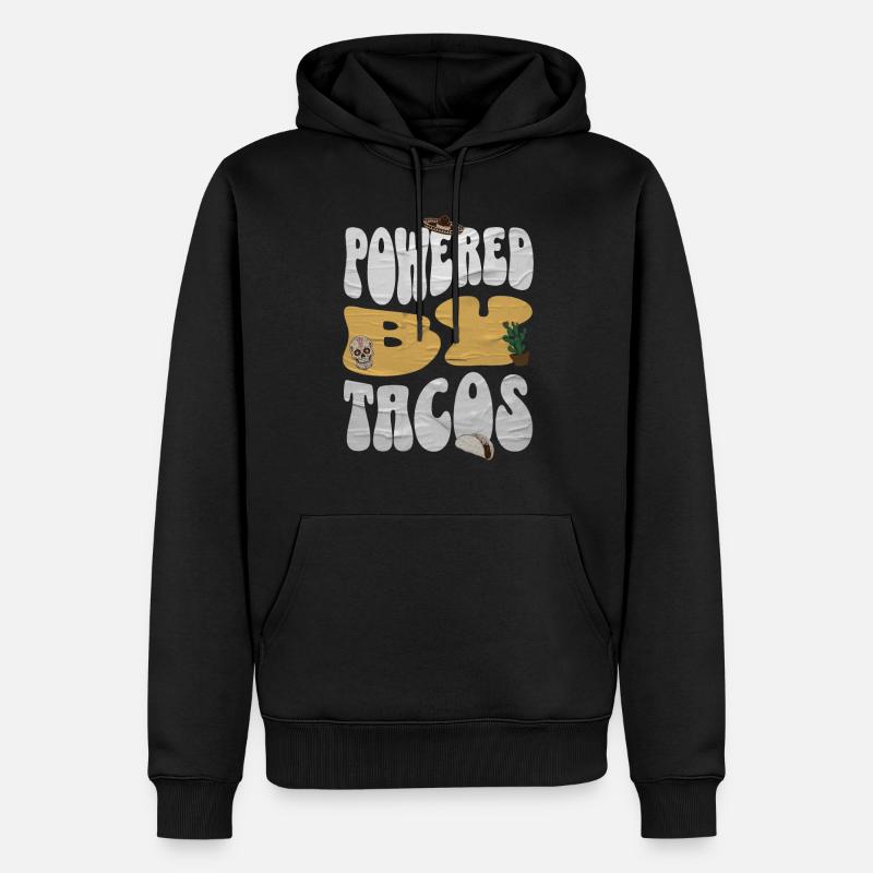Taco - Männer Premium Bio Hoodie - Schwarz