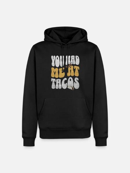 Taco - Men’s Premium Organic Hoodie - black