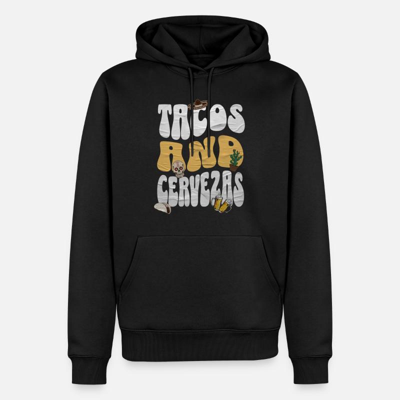 Taco - Männer Premium Bio Hoodie - Schwarz