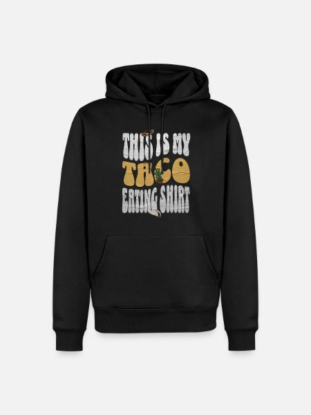 Taco - Men’s Premium Organic Hoodie - black