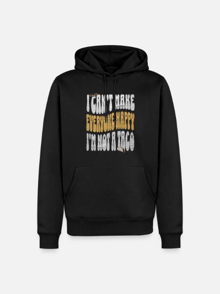 Taco - Men’s Premium Organic Hoodie - black