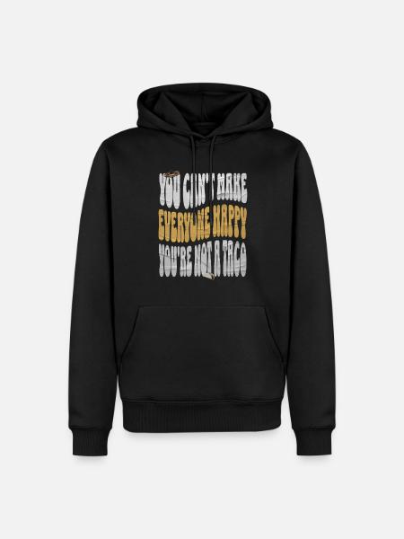 Taco - Men’s Premium Organic Hoodie - black