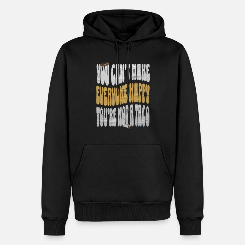Taco - Männer Premium Bio Hoodie - Schwarz