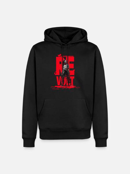 Revolt - Men’s Premium Organic Hoodie - black