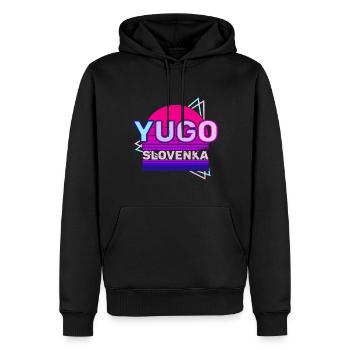 Jugoslavija Yugoslavia Jugo Tito SFRJ Jugoslawien - Männer Premium Bio Hoodie - Schwarz - Vorne - Nico (187cm)